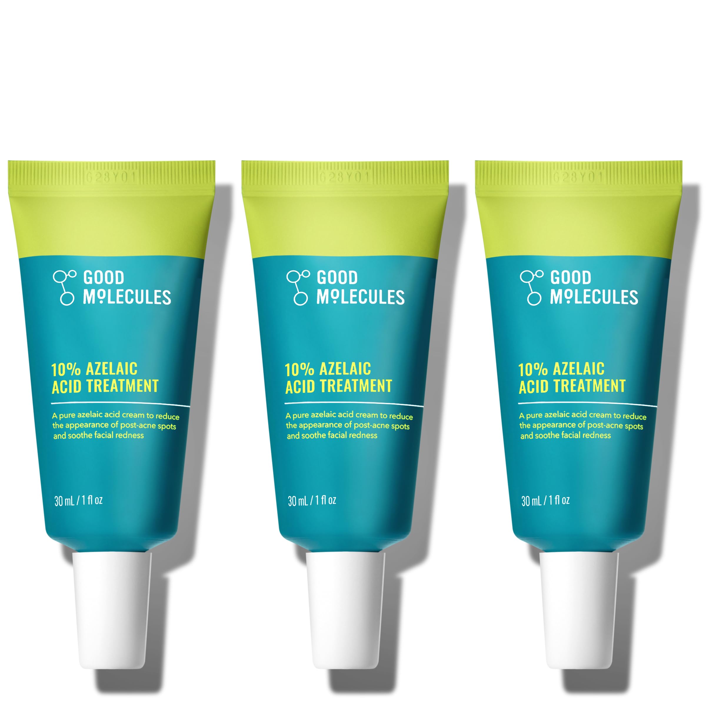 Good Molecules 10% Azelaic Acid Treatment Pack 3 – 30 ml Each | Soothing, Fragrance-Free Skincare