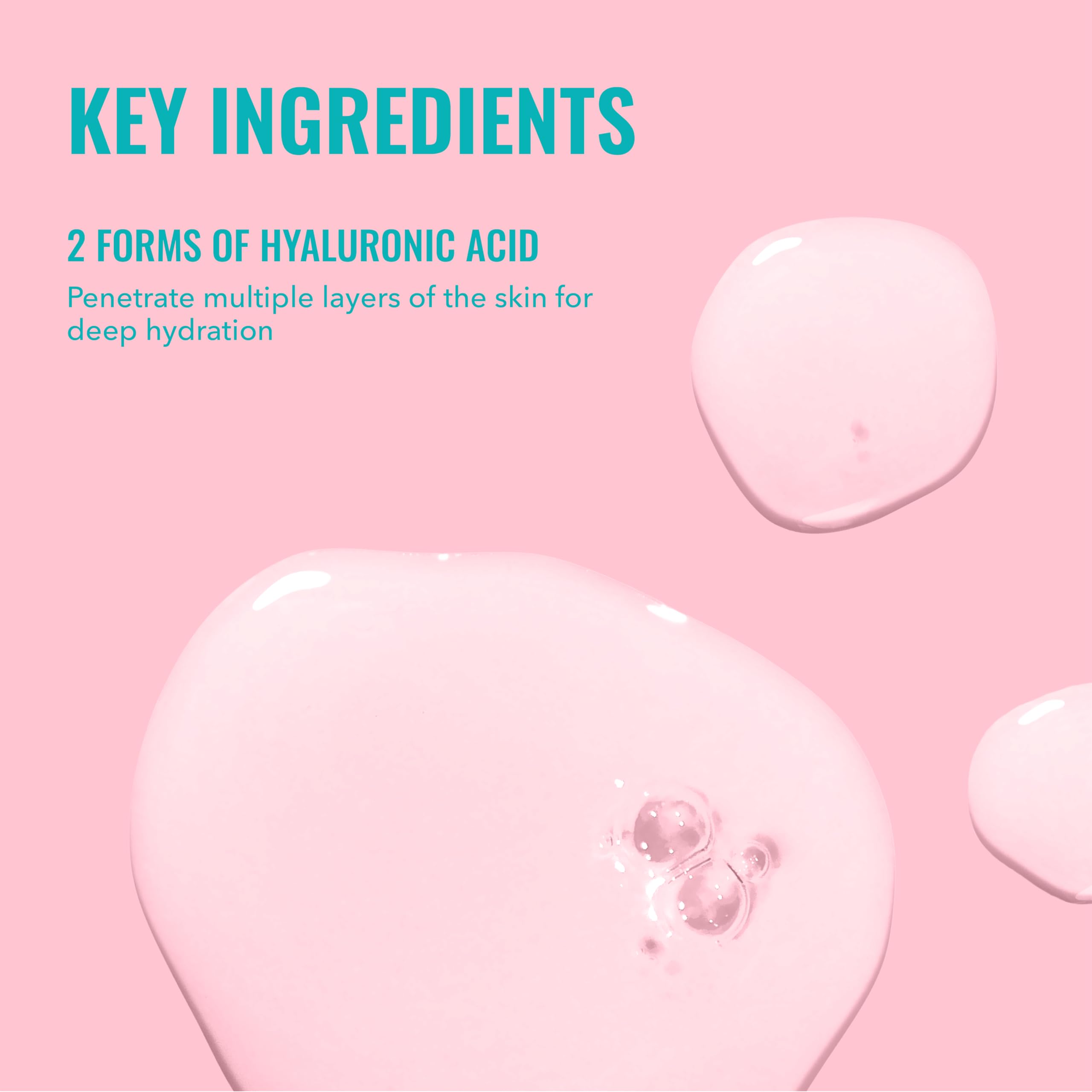 Good Molecules Hyaluronic Acid Serum Pack 2 – 30 ml Each | 1% Hyaluronic Acid, Non-Greasy Hydration