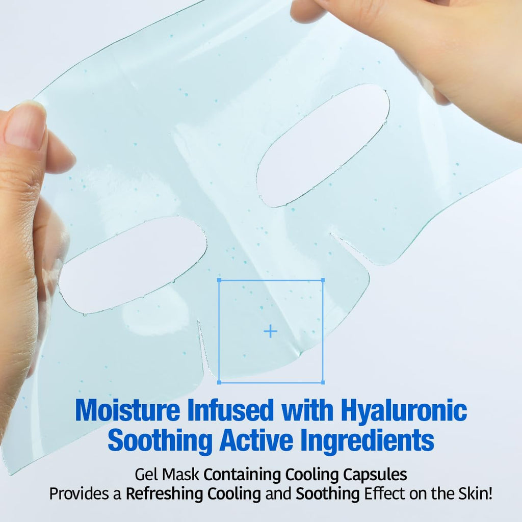 GOODAL Heartleaf Hyaluron Gel Mask – Cooling Overnight Hydration with Vegan Collagen & Hyaluronic Acid