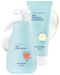 GOONGBE Kids Silicone-Free Shampoo & Conditioner for Weak Frizzy Hair – Low pH, Allergen-Free
