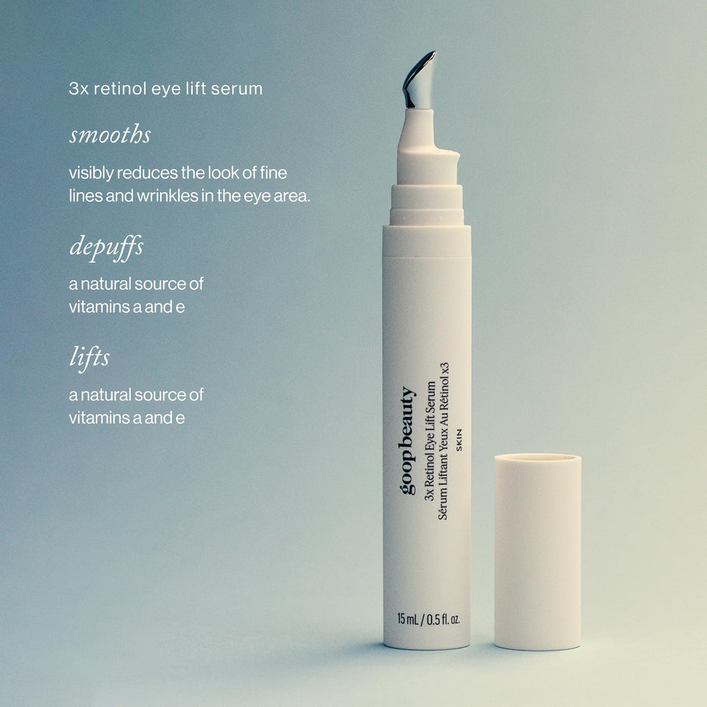 Goop Beauty 3x Retinol Eye Lift Serum – Fine Lines & Wrinkles Treatment | 0.5 oz