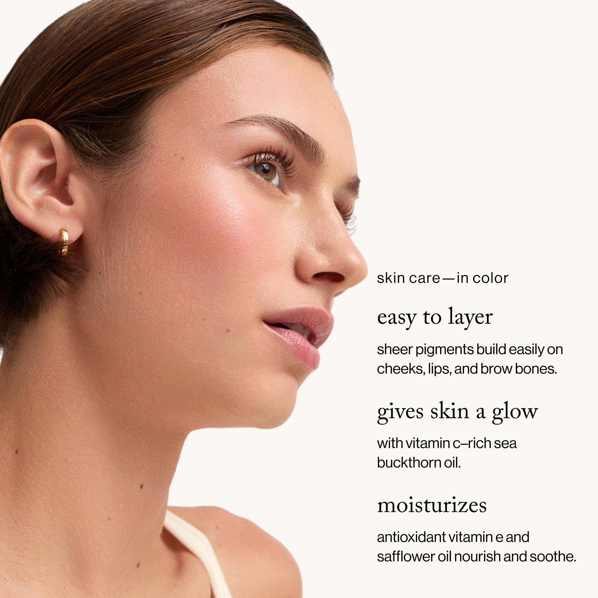 goop Beauty Cream Blush Whiskey – Warm Terracotta | Sheer Lip & Cheek Tint with Vitamin C, Vitamin E & Safflower Oil