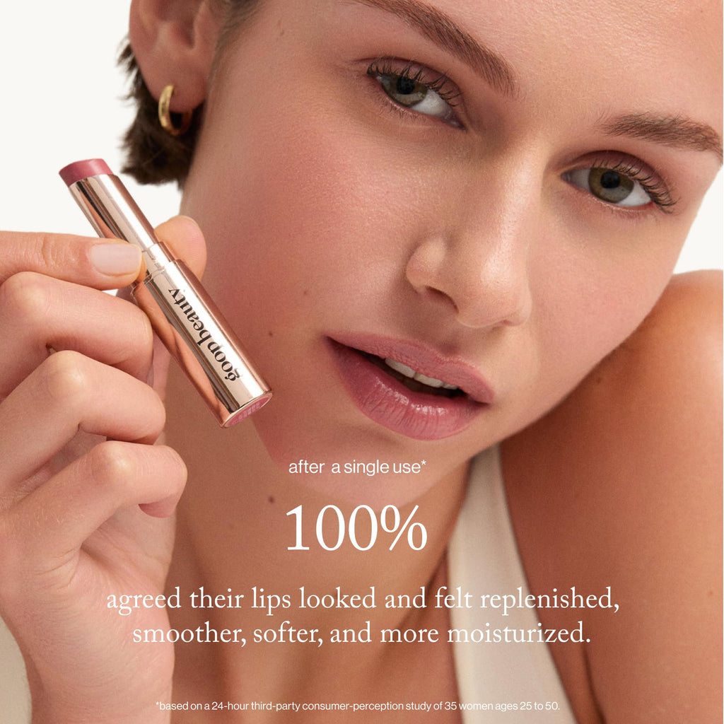 Goop Beauty Tinted Lip Balm – Moisturizing, Soothing Nude-Pink Lip Color (0.16 oz)
