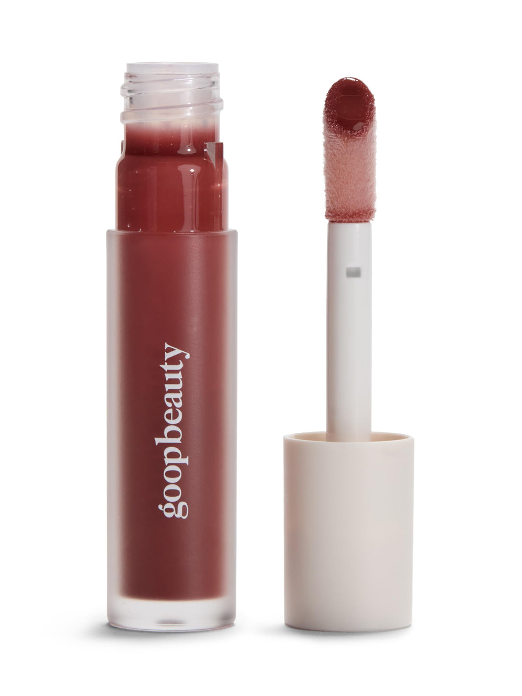 goop Beauty Hydra-Barrier Gel Gloss Spice | Hydrating 5-in-1 Lip Treatment with Hyaluronic Acid