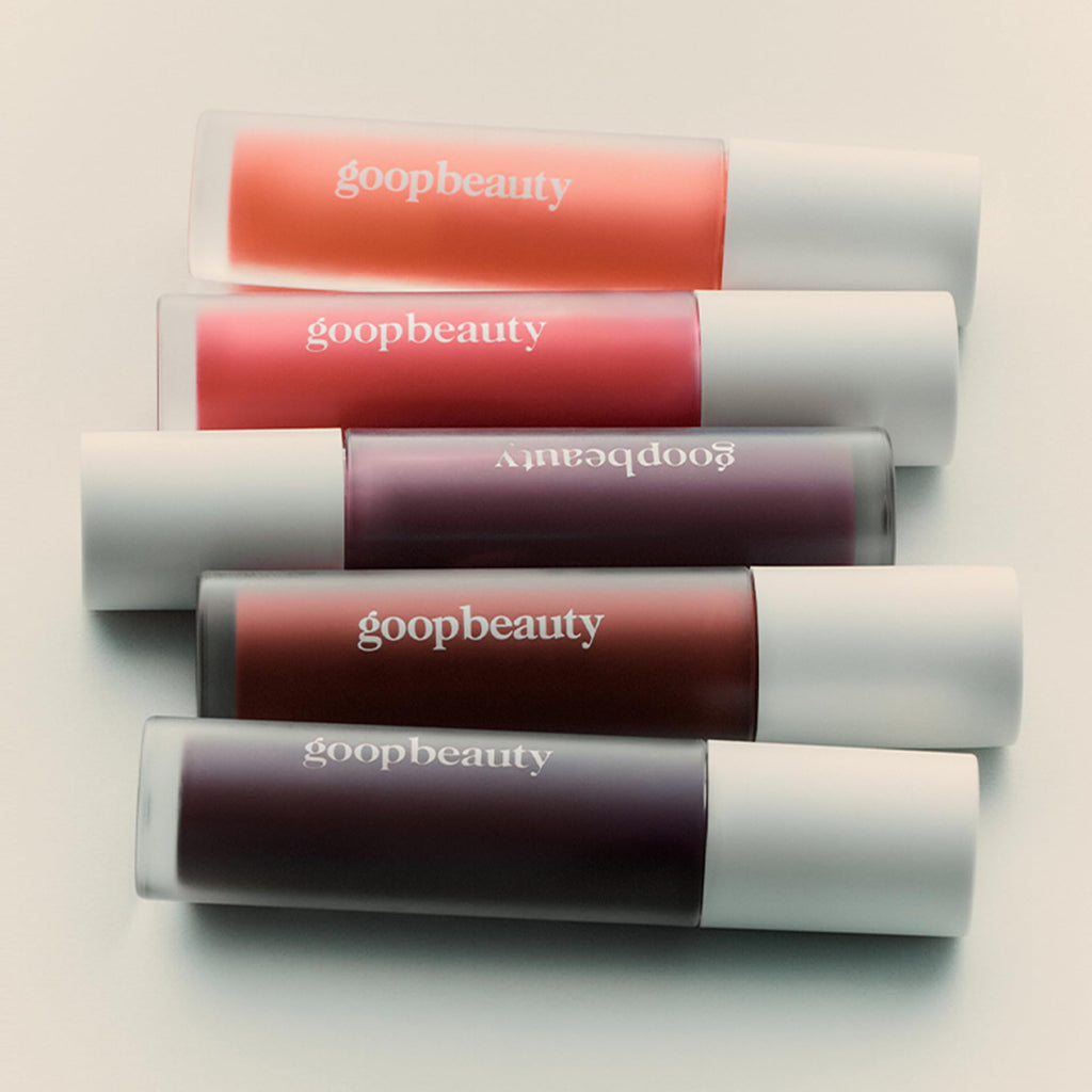 goop Beauty Hydra-Barrier Gel Gloss Spice | Hydrating 5-in-1 Lip Treatment with Hyaluronic Acid