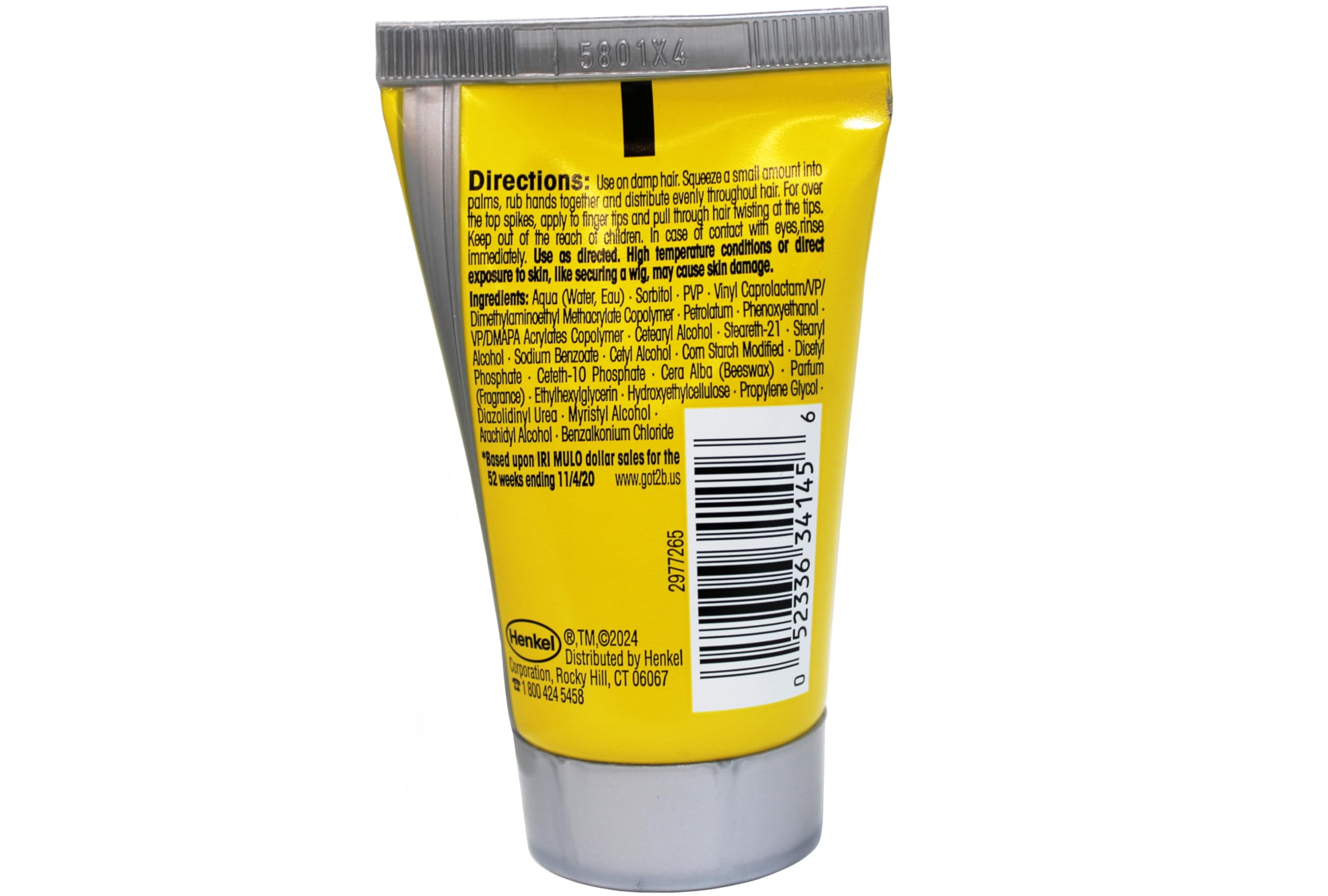Schwarzkopf Got2B Glued Spiking Glue 1.25 oz — Pack of 5, Extreme Hold