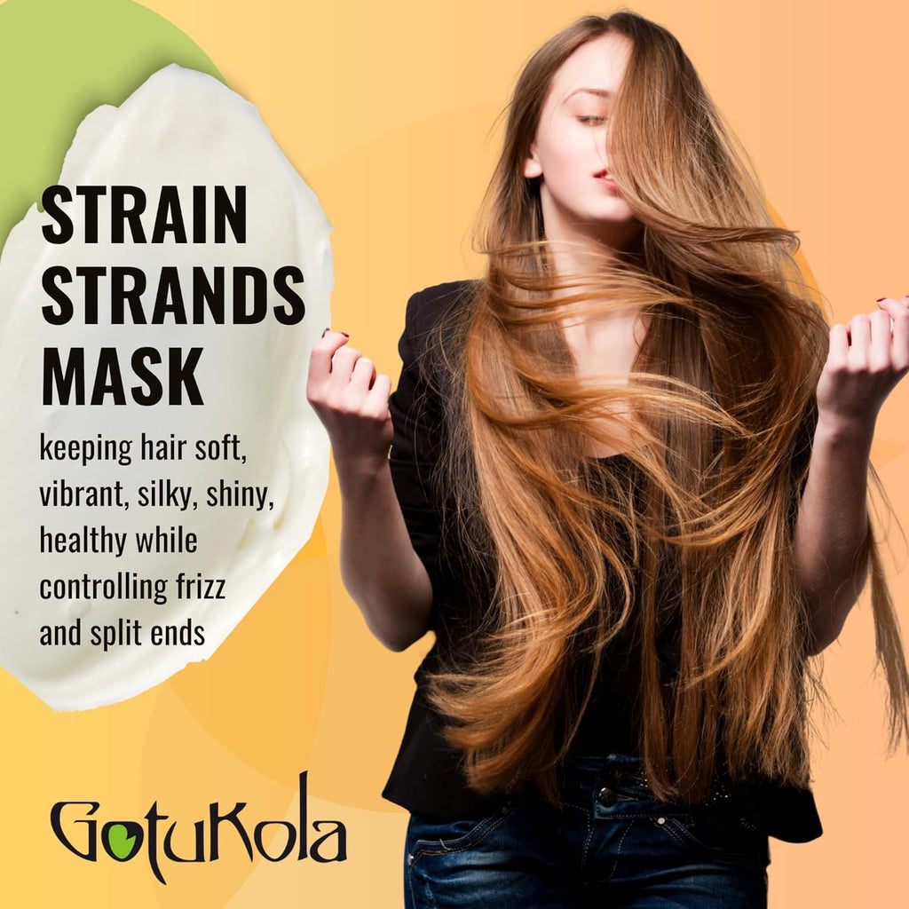 Gotukola Keratin Restorative Hair Mask 500ml | Deep Repair, Hydration & Color-Safe Care