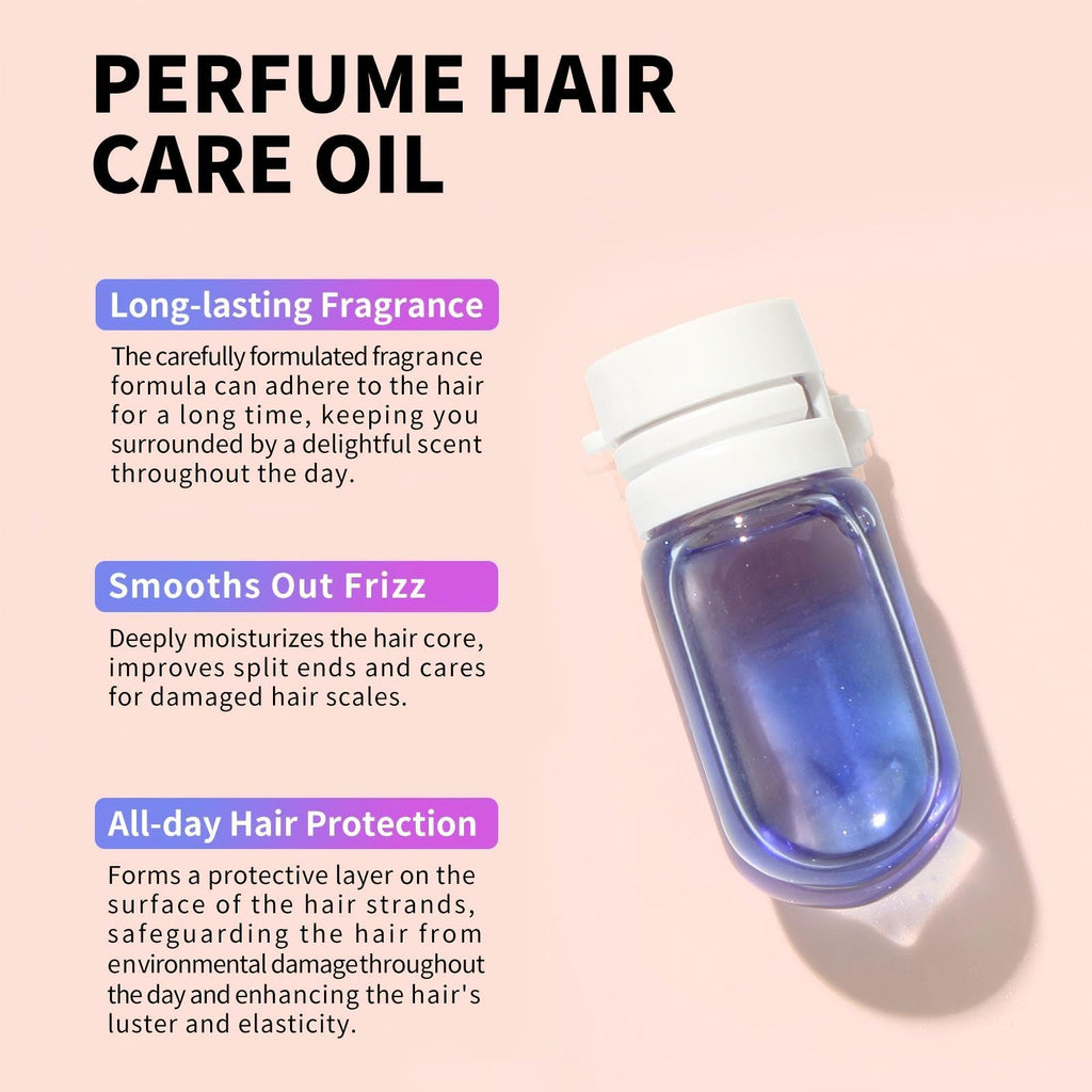 gowwim 15 Pcs Hair Oil Perfume – 2-in-1 Hair Serum & Fragrance for All Hair Types