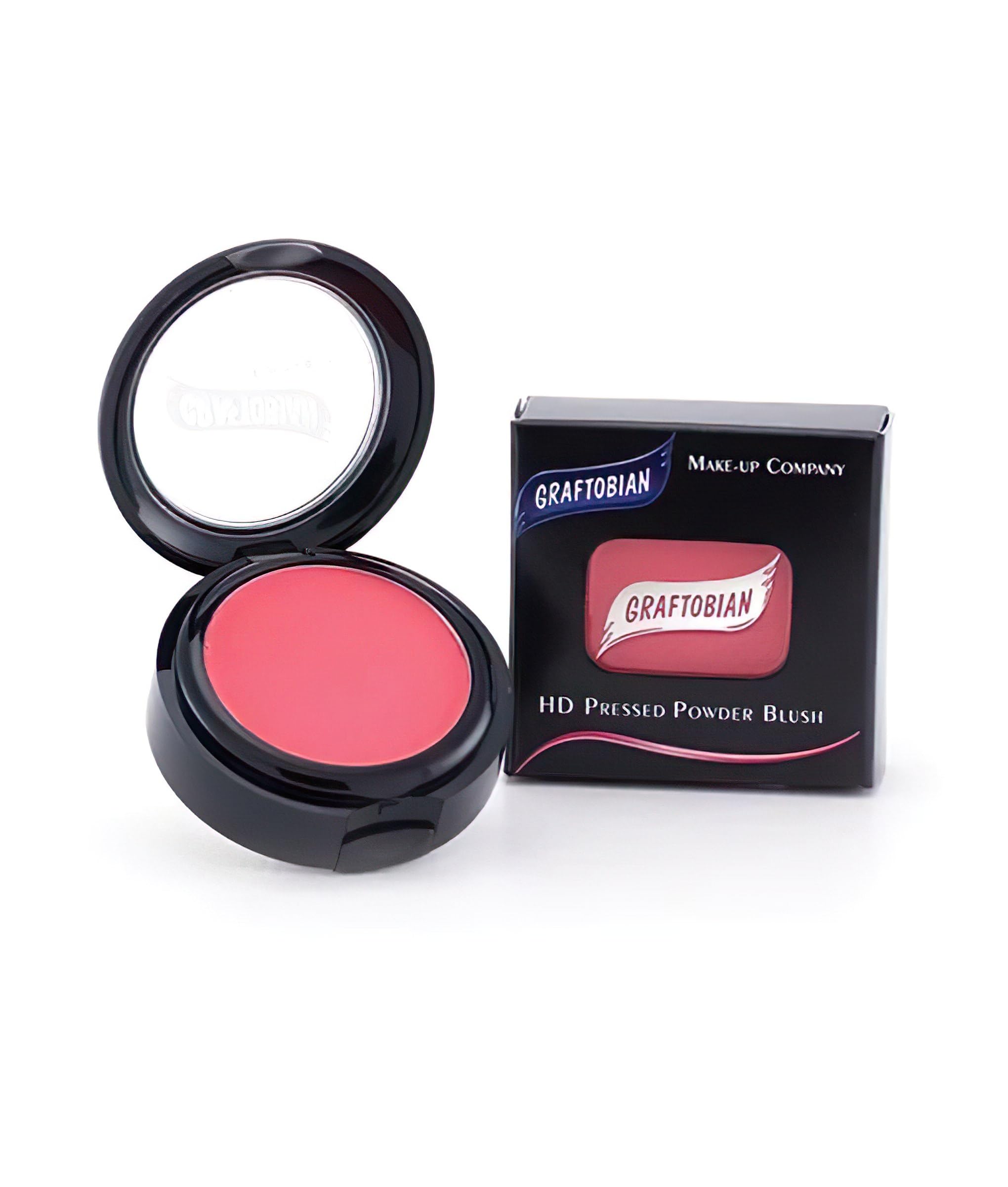Graftobian Pressed Powder Blush Compact Dusty Rose – Natural Glow, USA Made
