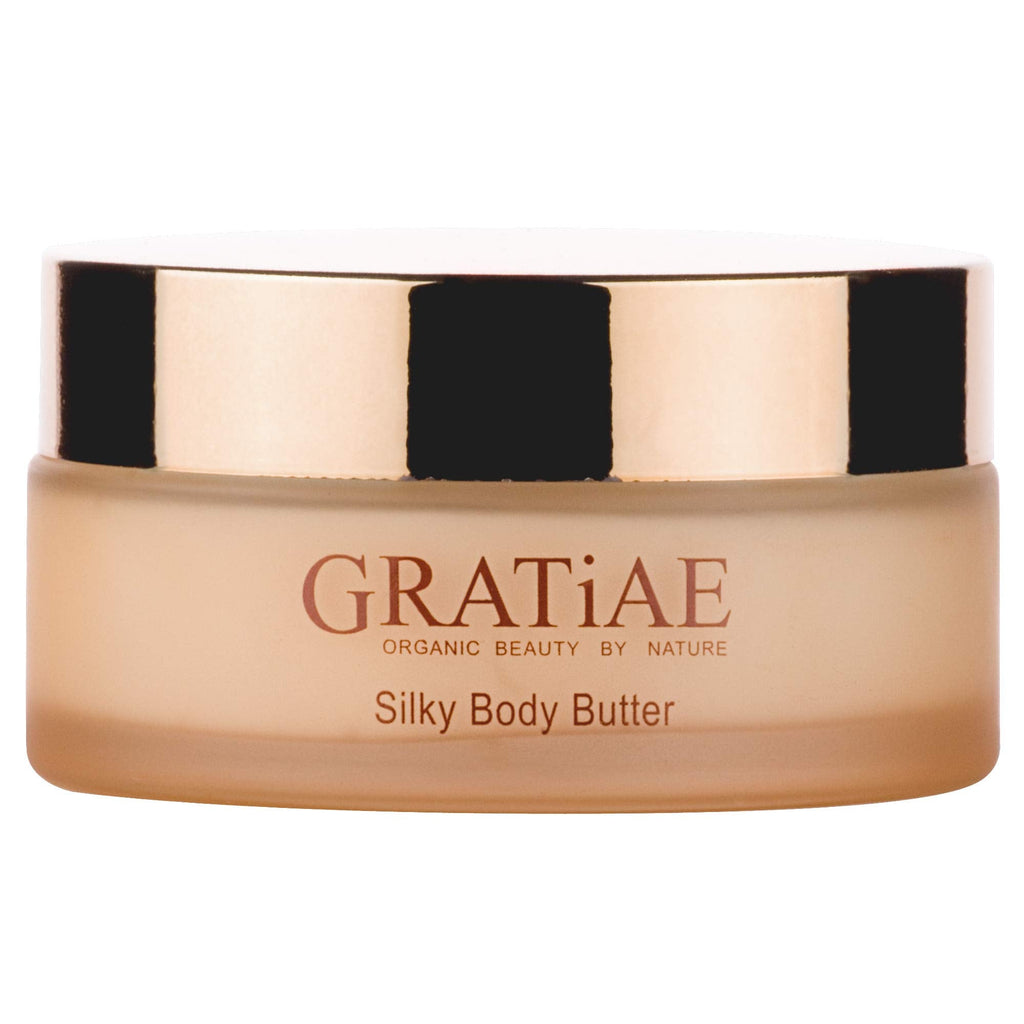 Gratiae Organic Silky Body Butter – Hydrating Shea Cream for Neck & Decollete