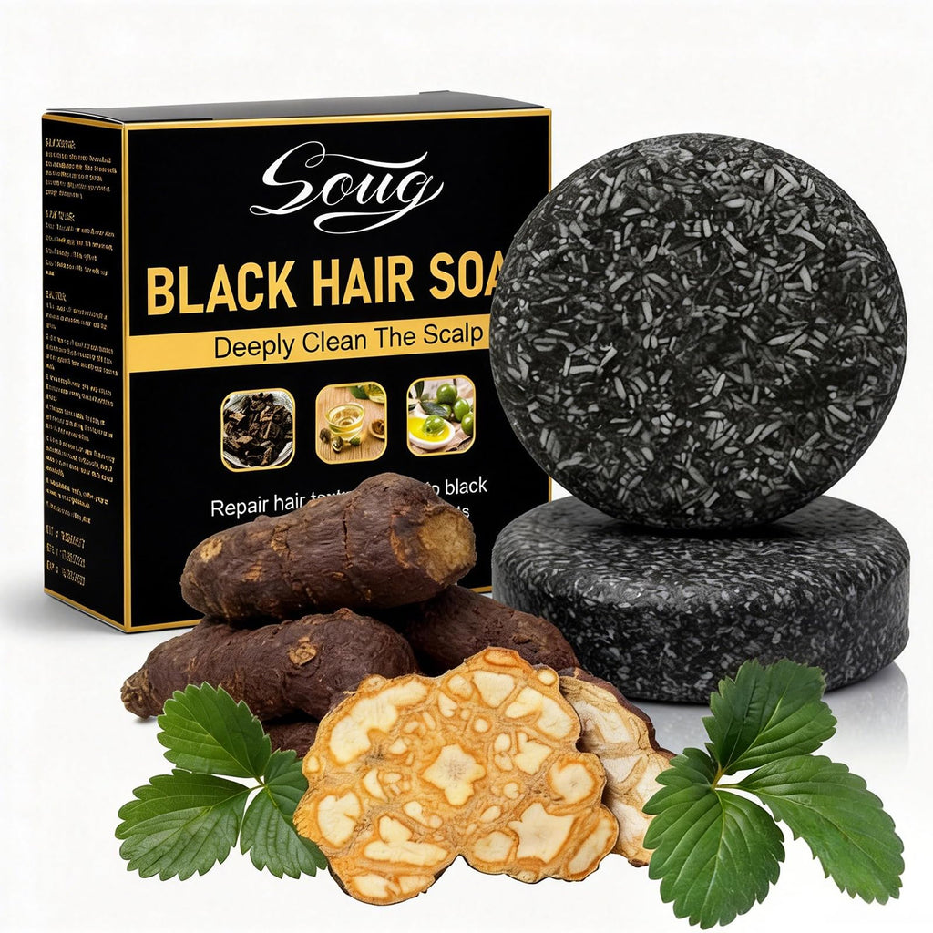 Gray Hair Reverse Bar | Black Soap for Grey Hair – Deep Nourishment