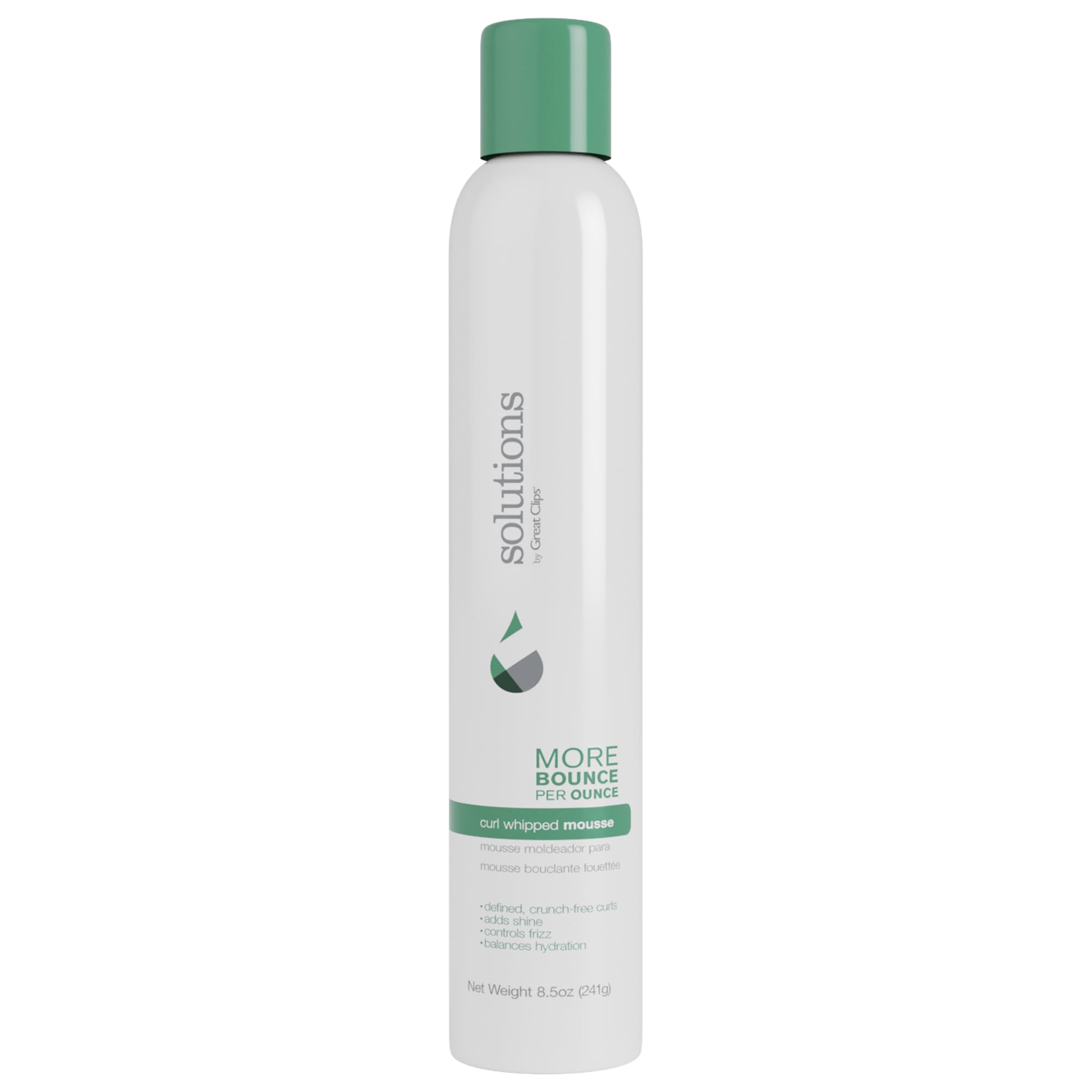 GREAT CLIPS Solutions Curl Whipped Mousse 8.5oz | Define & Enhance Curls | Wavy to Curly Hair