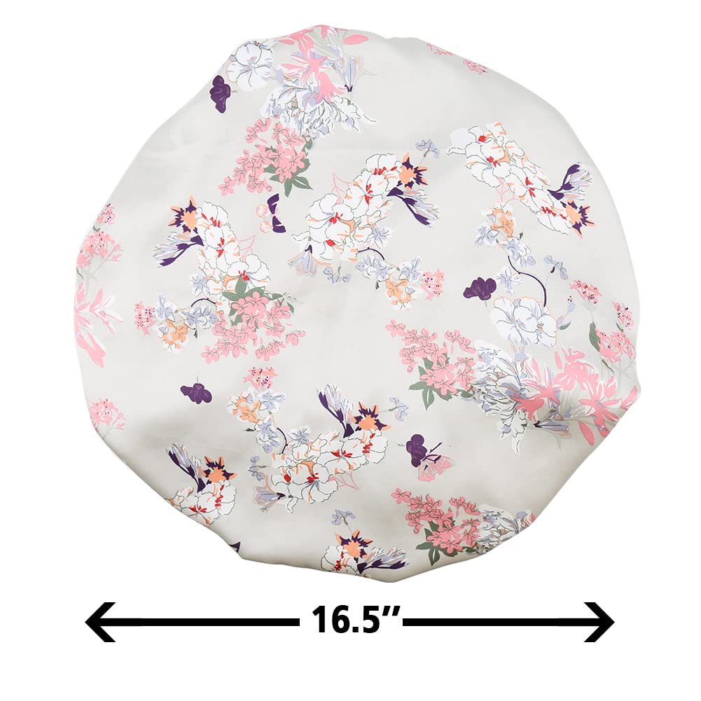 GreatRemy Satin Braid Bonnet - Double Layer Sleep Cap for Women with Long Hair, Dreads & Braids
