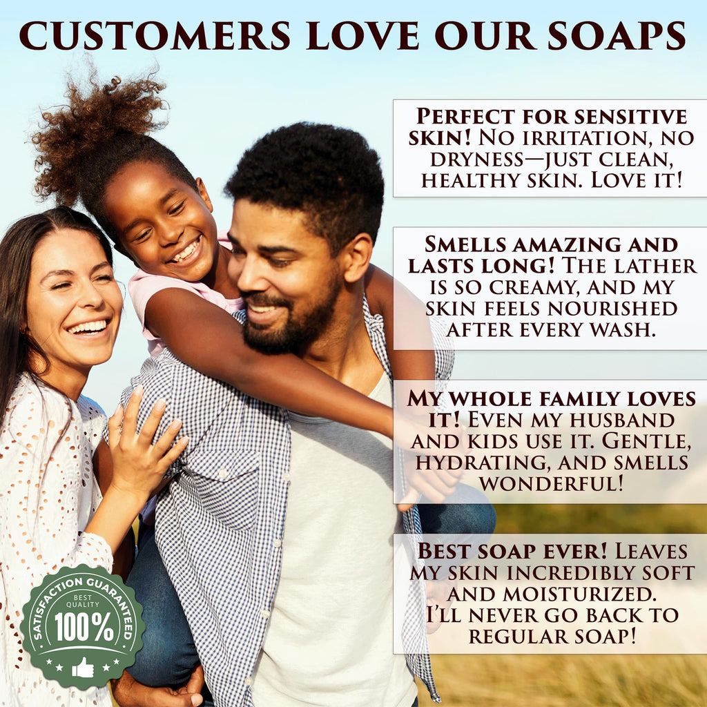 The Grecian Soap Company Goat Milk & Olive Oil Soap Bar – Lavender 3-Pack