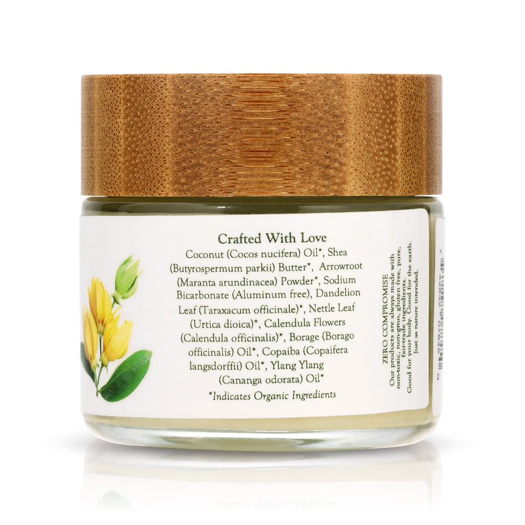 Green Forest Lady Pure Organic Deodorant – Aluminum-Free, Copaiba & Ylang Ylang, Vegan, 2 oz