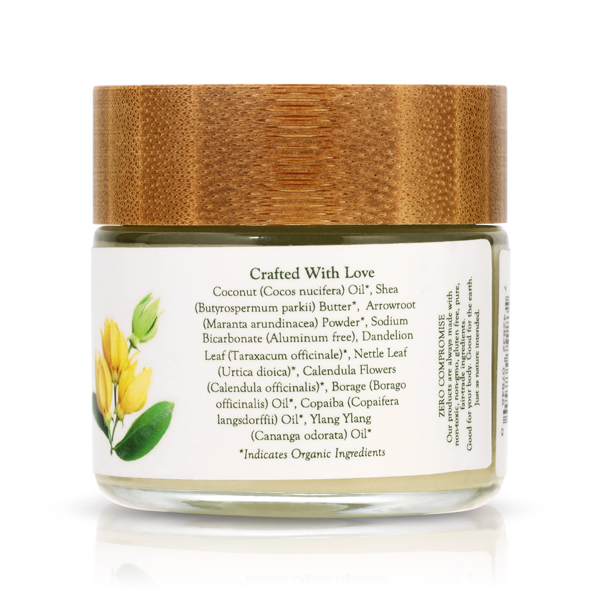 Green Forest Lady Pure Organic Deodorant – Aluminum-Free, Copaiba & Ylang Ylang, Vegan, 2 oz