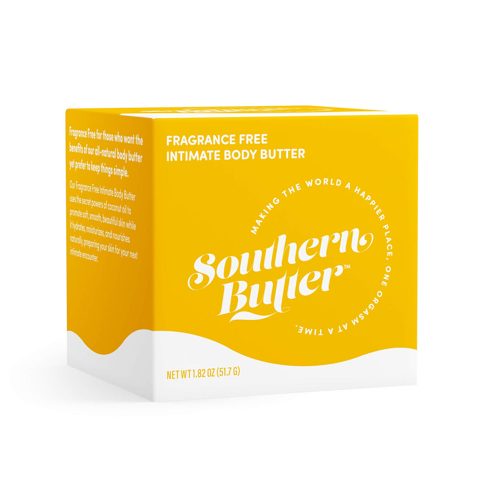 Green Goo Southern Butter Natural Intimate Body Butter – Fragrance Free, 1.82 oz Jar