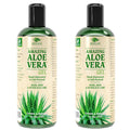 Green Leaf Naturals Amazing Aloe Gel – 16oz (2x8oz), 100% Pure, Unscented, Vegan, USA Made