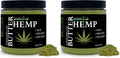 GreenIVe Hemp Body Butter 17,500 mg/oz – Organic Hemp & Cocoa Butter, 2x8oz Jars
