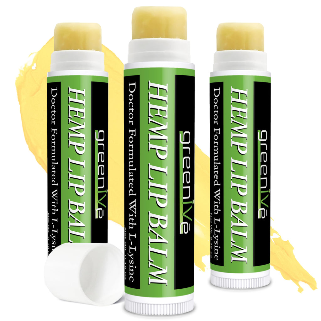 GreenIVe Hemp Lip Balm – Vegan Hydration with Omegas 3 & 6, Vitamin E