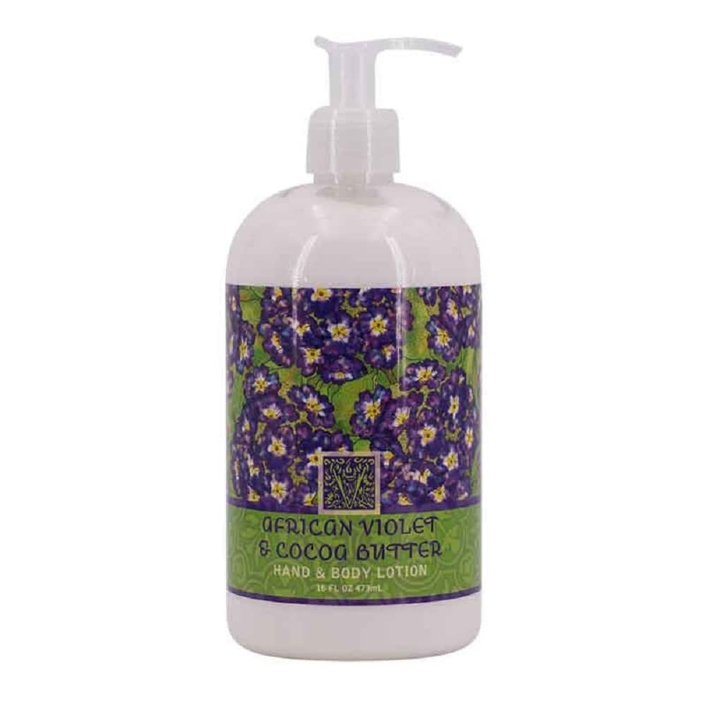 Greenwich Bay Trading Company 16 oz Shea Butter Lotion – African Violet & Cocoa Butter