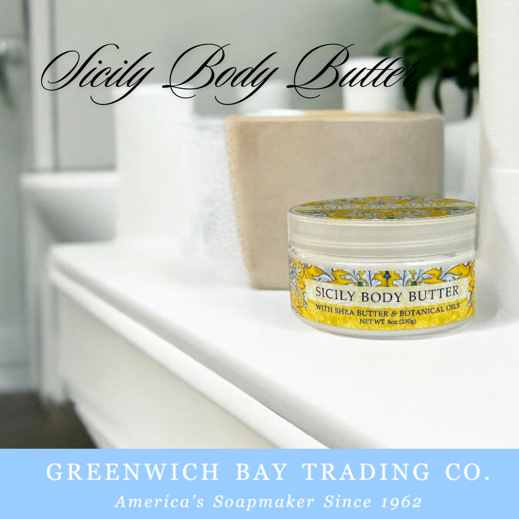 Greenwich Bay Trading Destination Body Butter 8oz — Deep Hydration with Shea Butter & Essential Oils