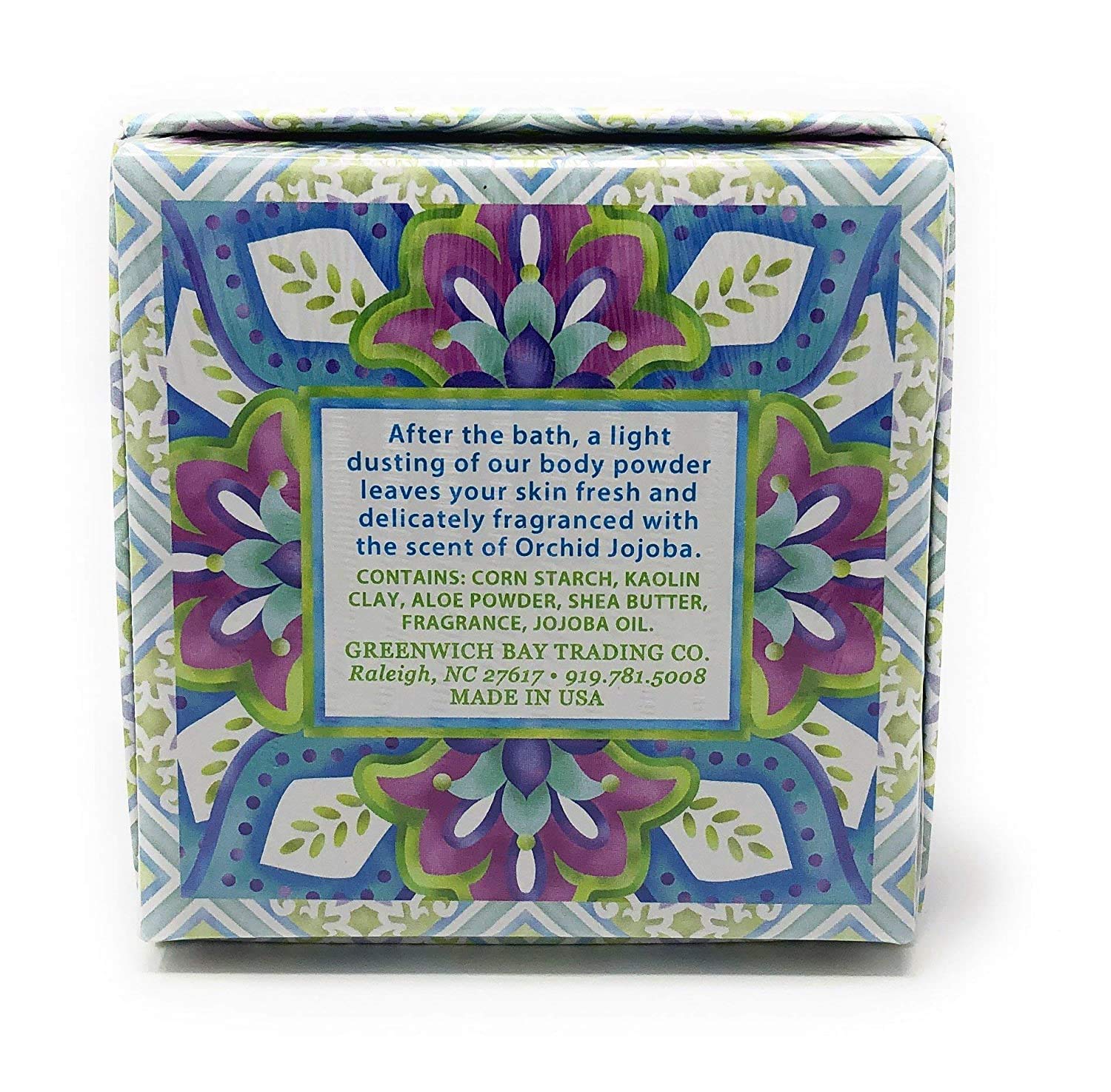Greenwich Bay Dusting Powder Set of Two – Orchid Jojoba, Fresh Botanical Scent