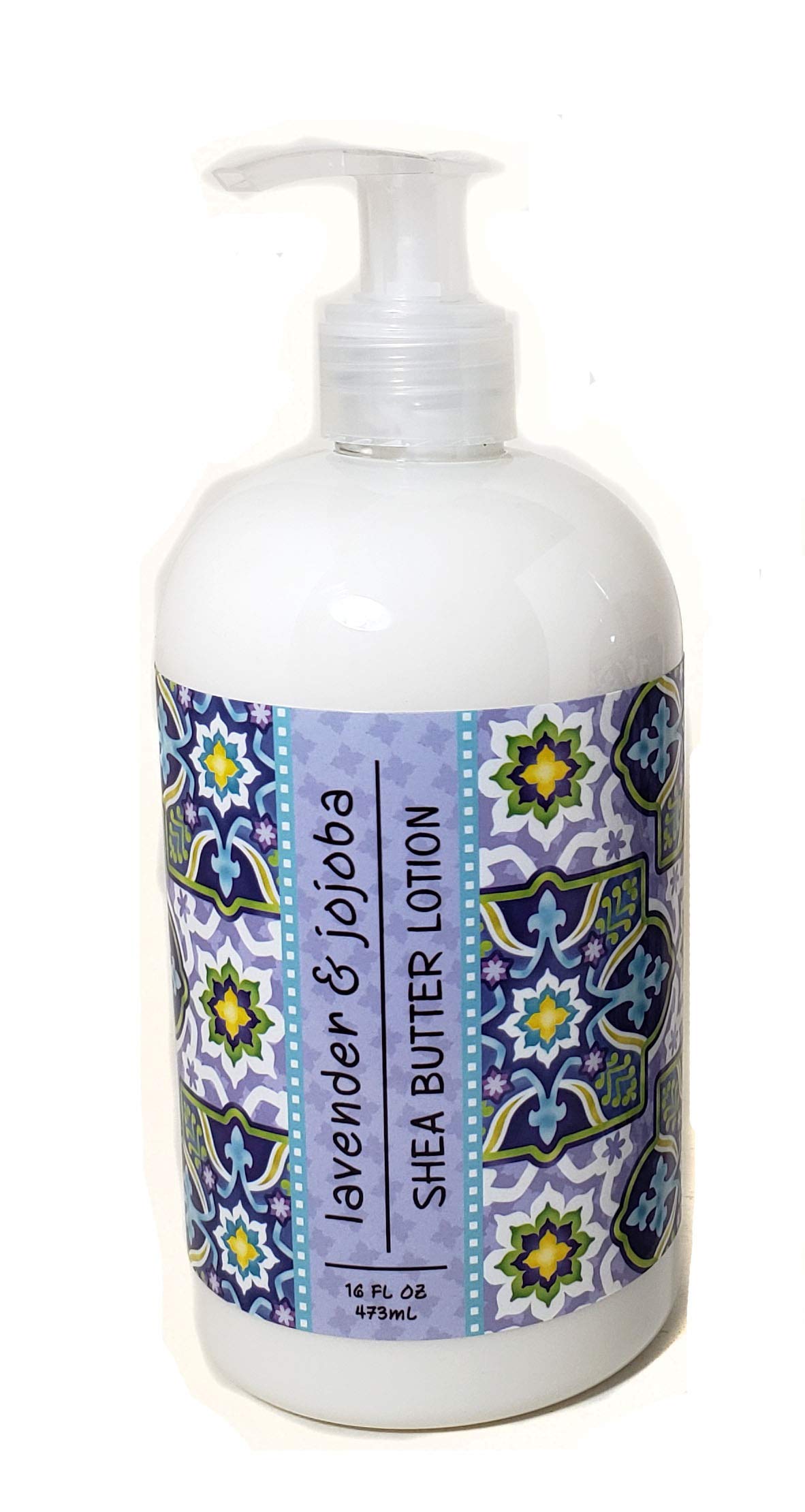 Greenwich Bay Trading Company Garden Collection Bundle: Lavender & Jojoba – 16 oz Shea Butter Lotion + 16 oz Hand Soap