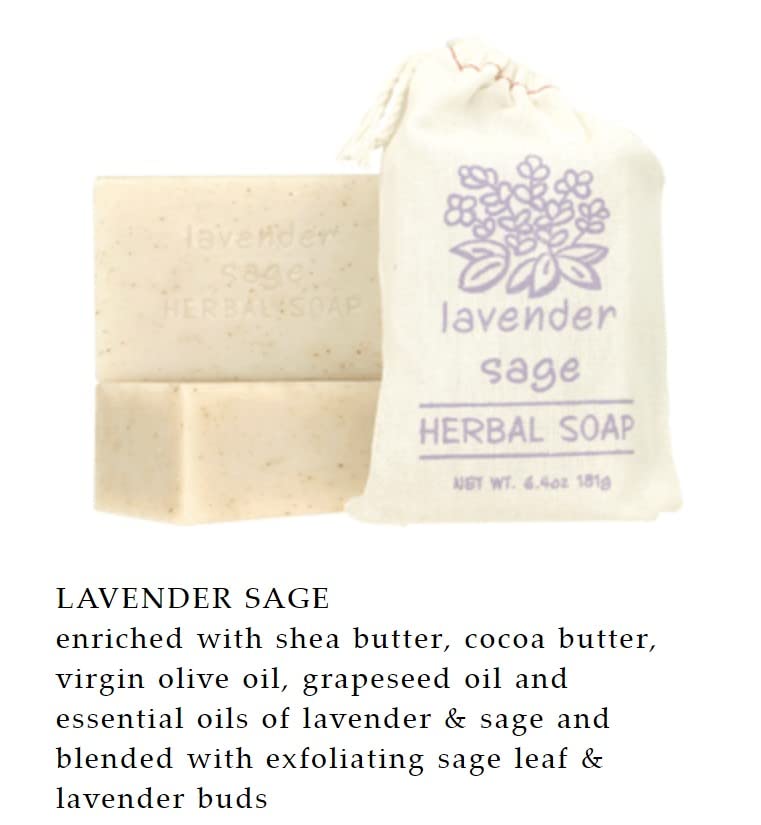 Greenwich Bay Trading Co. Herbal Bar Soap Set - 6 Scents, 6.4 oz Each