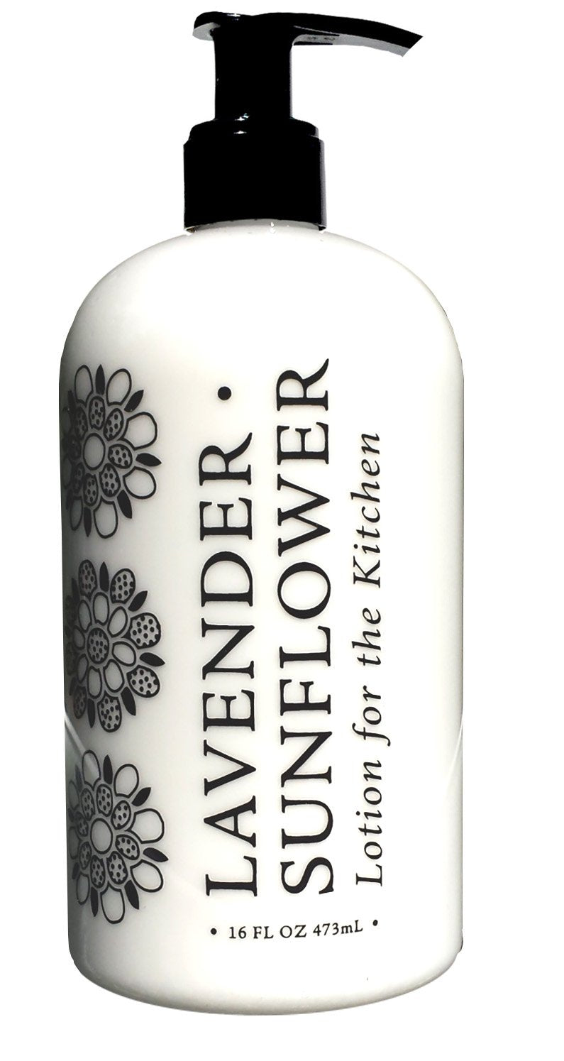 Greenwich Bay Lavender Sunflower Kitchen Lotion – Hydration for Frequent Handwashing, 16 oz