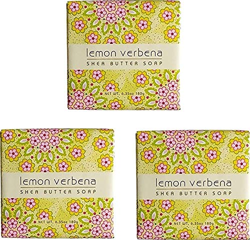 Greenwich Bay Lemon Verbena Shea Butter Spa Soap | French-Milled Botanical Bar