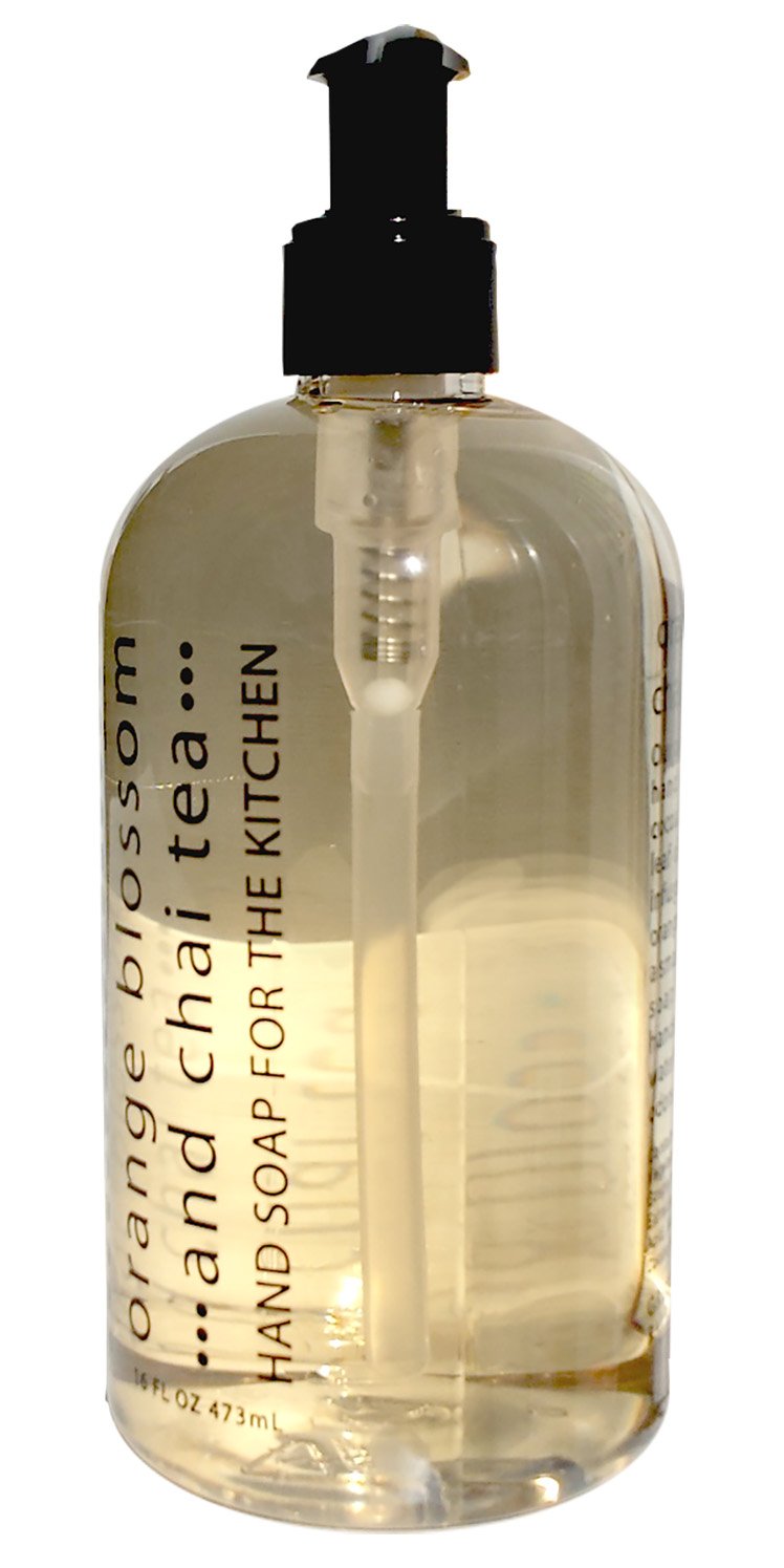 Greenwich Bay Orange Blossom Chai Tea Hand Soap – 16 oz | Kitchen Odor & Germ Reduction
