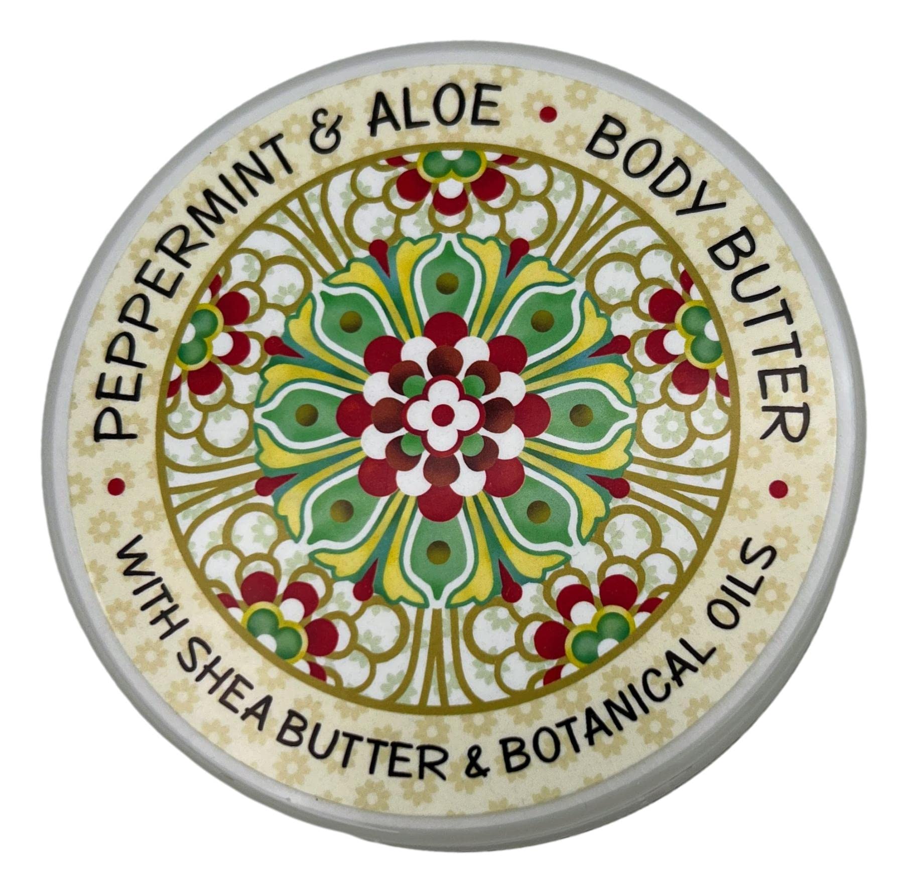 Greenwich Bay Peppermint & Aloe Shea & Cocoa Butter Body Butter – Garden Collection, 8 oz
