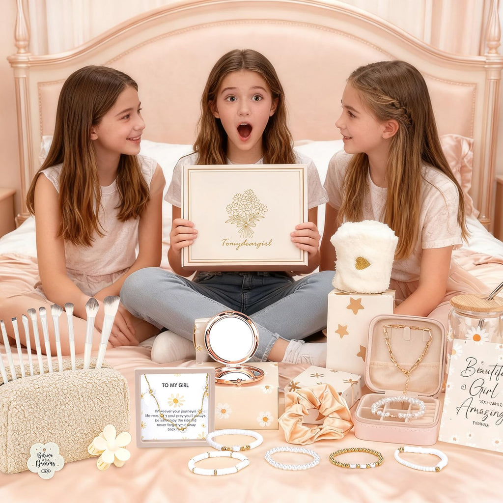 GREHELP 9-Piece Trendy Gift Box for Tween Girls – Empowering Tasks & Gifts
