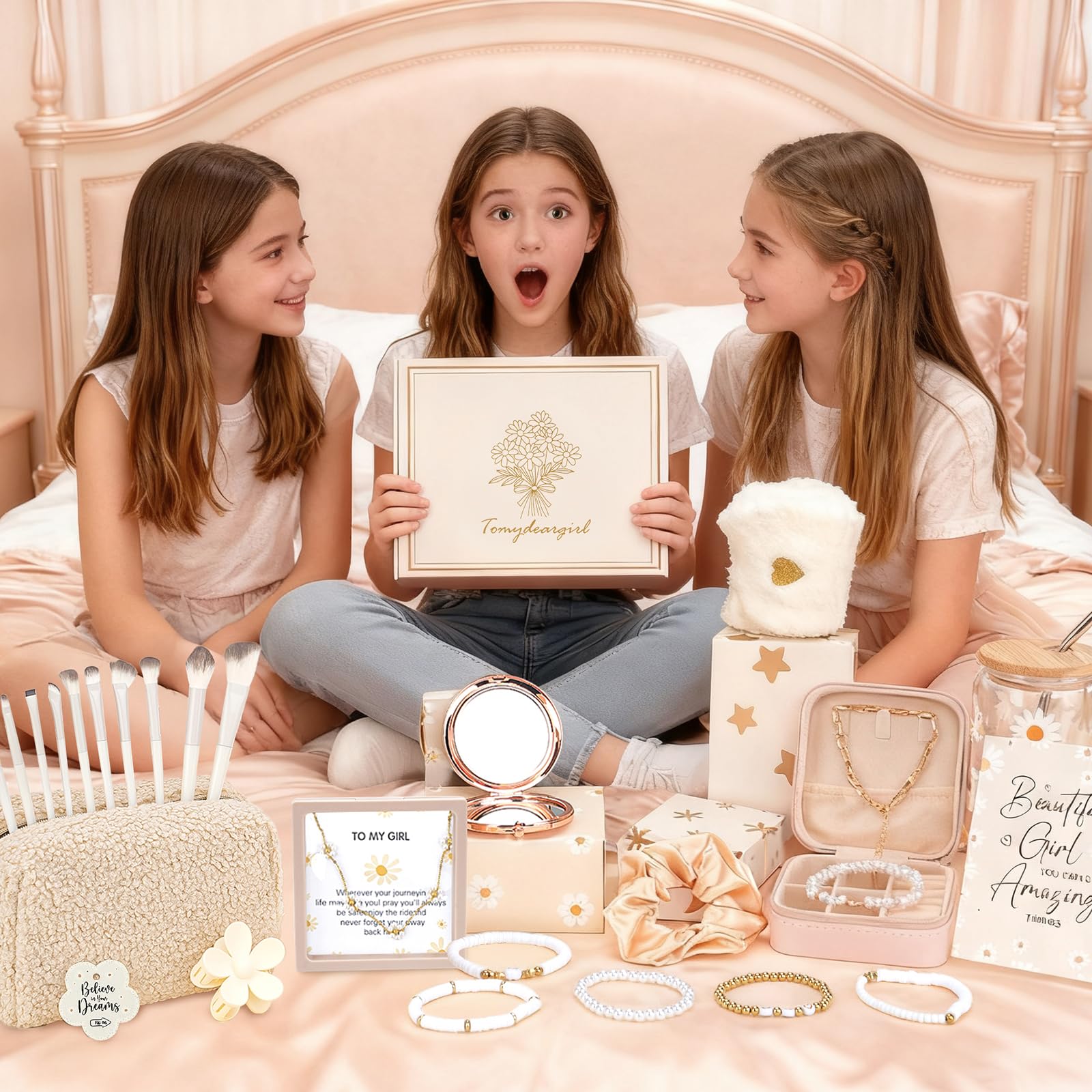 GREHELP 9-Piece Trendy Gift Box for Tween Girls – Empowering Tasks & Gifts