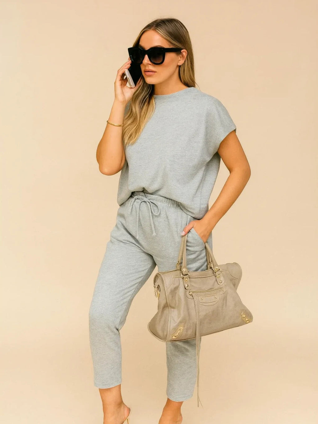 Ladies Boxy Loungewear Set
