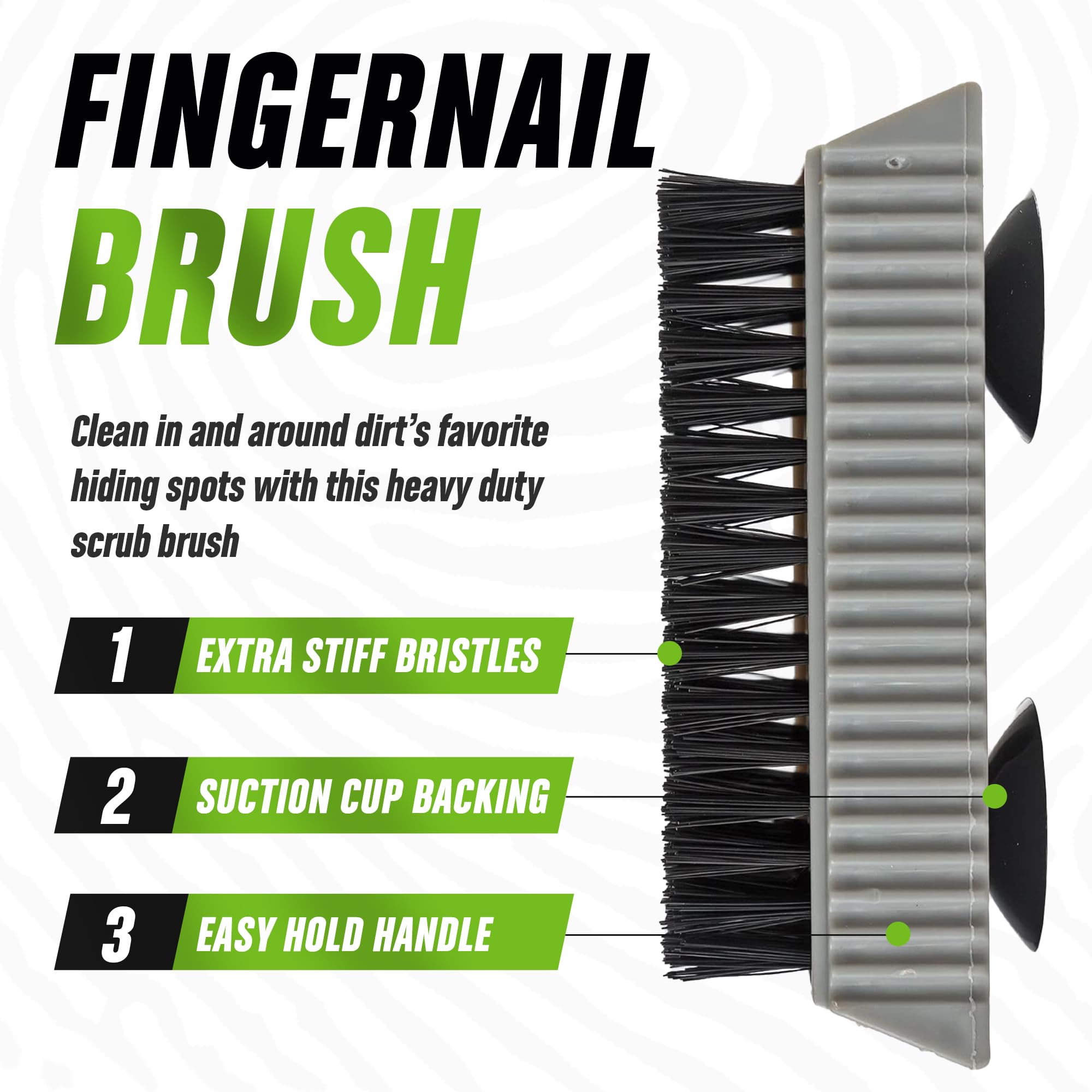 Grip Clean Heavy-Duty Hand Cleaner with Nail Brush – 32 oz Pump Top, Lime Scent, Pumice & Clay