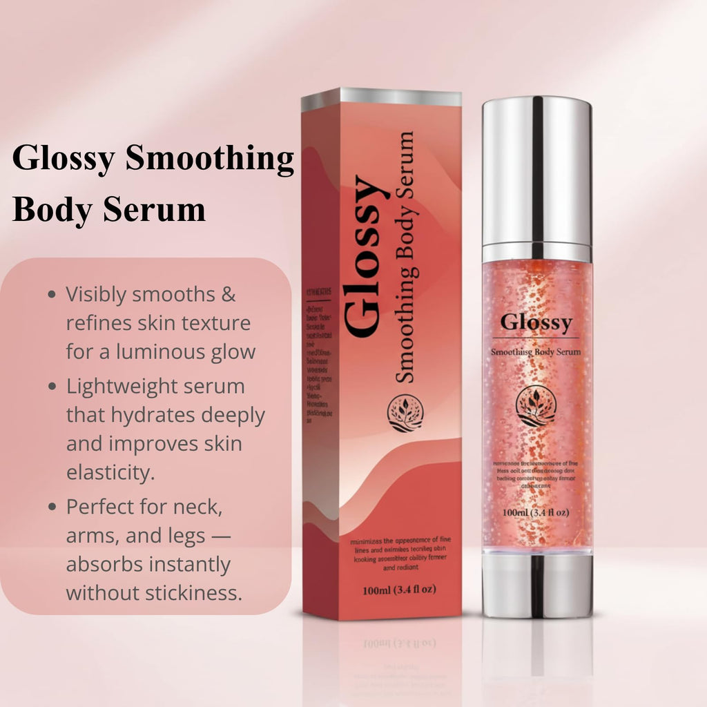 GROEI Glossy Anti-Wrinkle & Firming Body Serum - 100ml | Hyaluronic Acid, Peptides