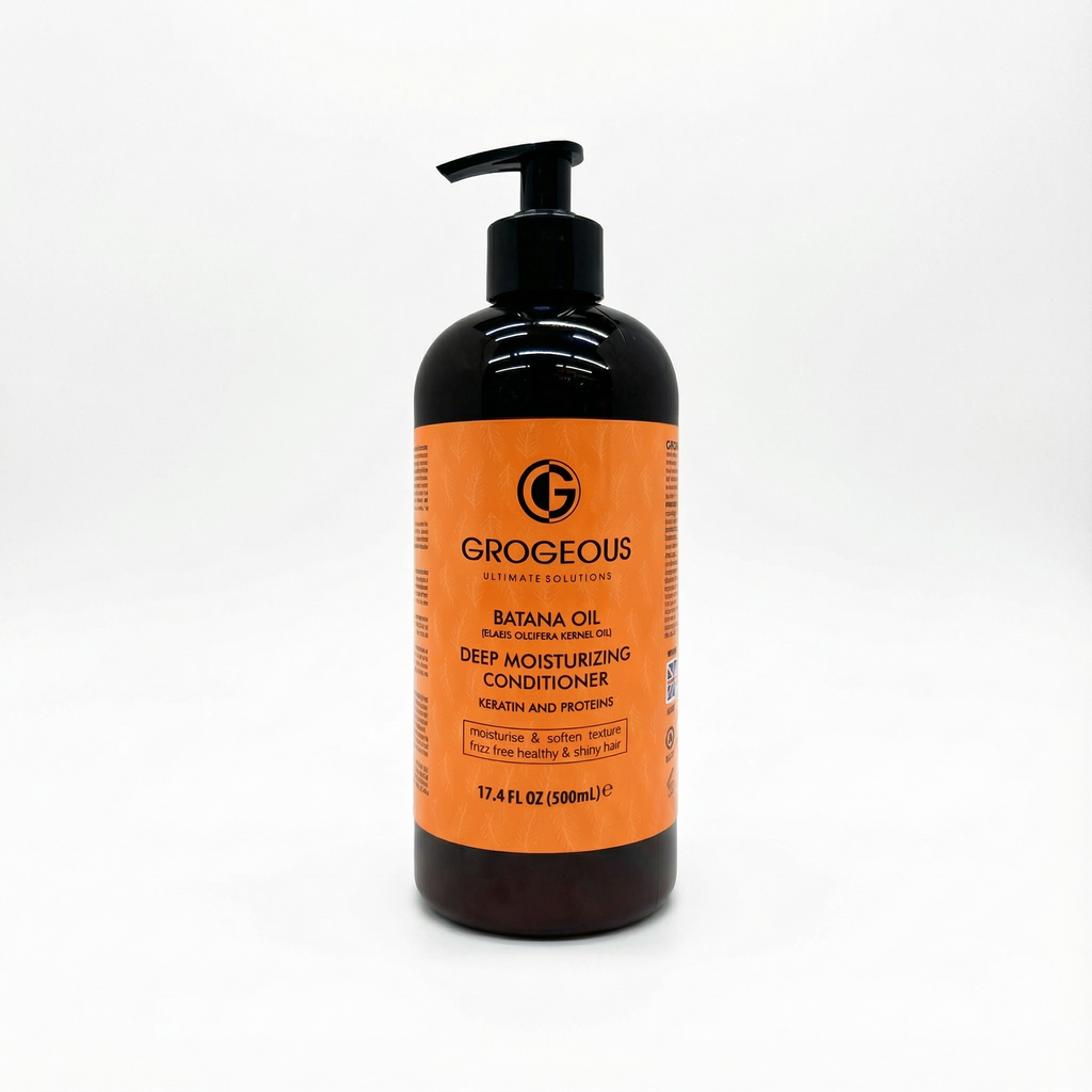 Grogeous Batana Oil Deep Moisturizing Conditioner Softness & Frizz Control 500 ml/16.9 oz