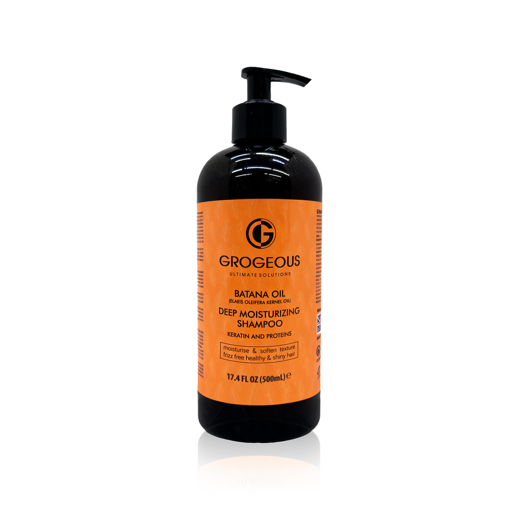 Grogeous Batana Oil Deep Moisturizing Shampoo Hydration & Frizz Control 500 ml/16.9 oz