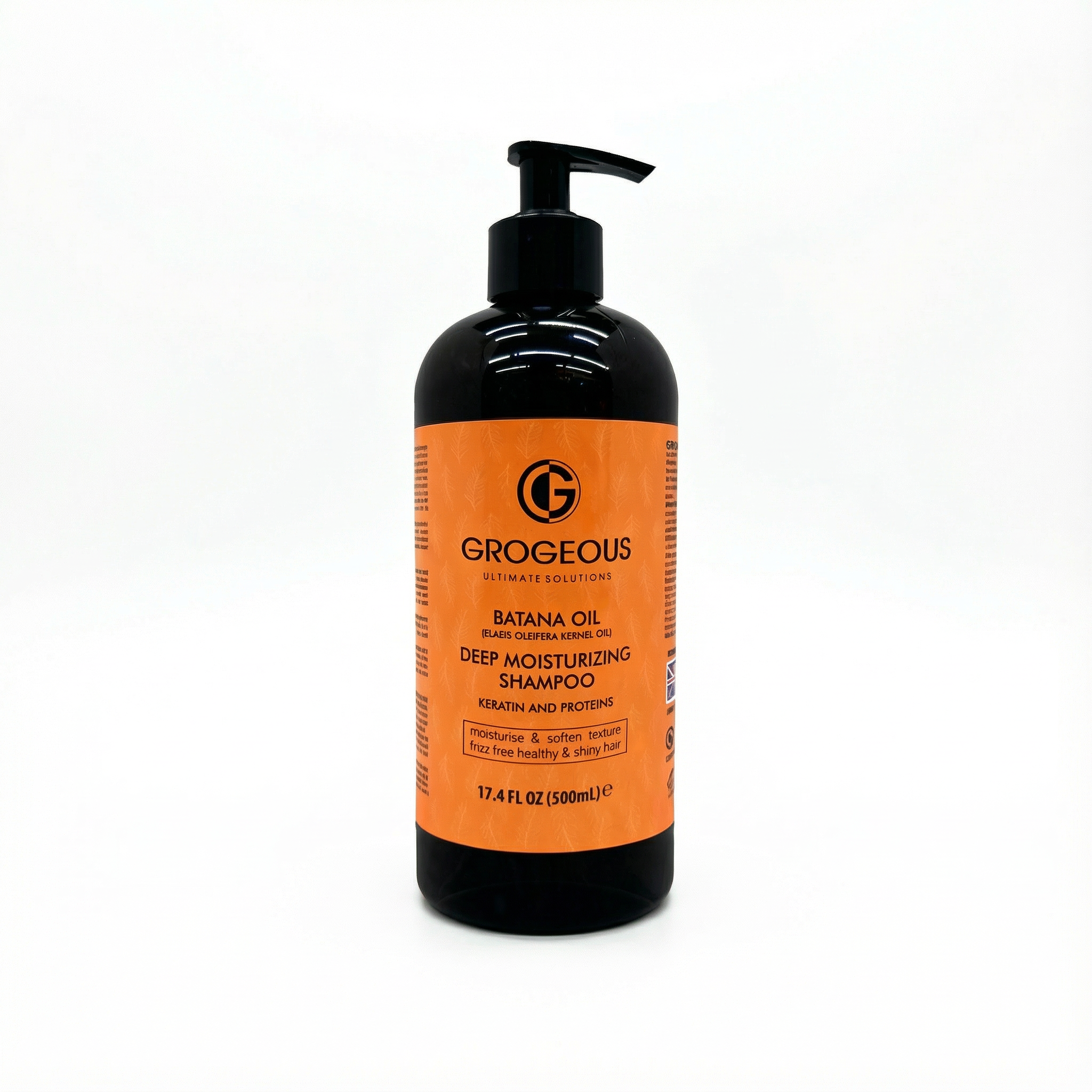 Grogeous Batana Oil Deep Moisturizing Shampoo Hydration & Frizz Control 500 ml/16.9 oz
