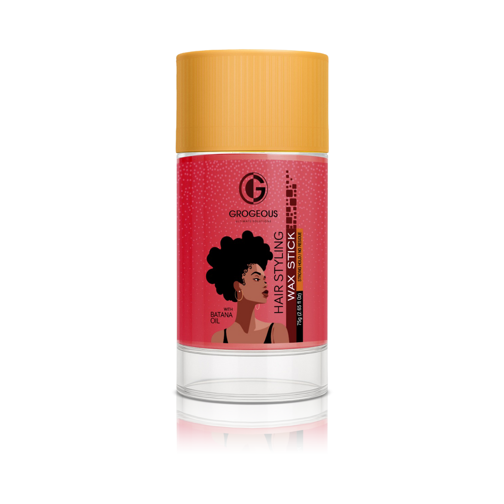 Grogeous Batana Oil Hair Styling Wax Stick Flexible Hold & Texture Control 75 g