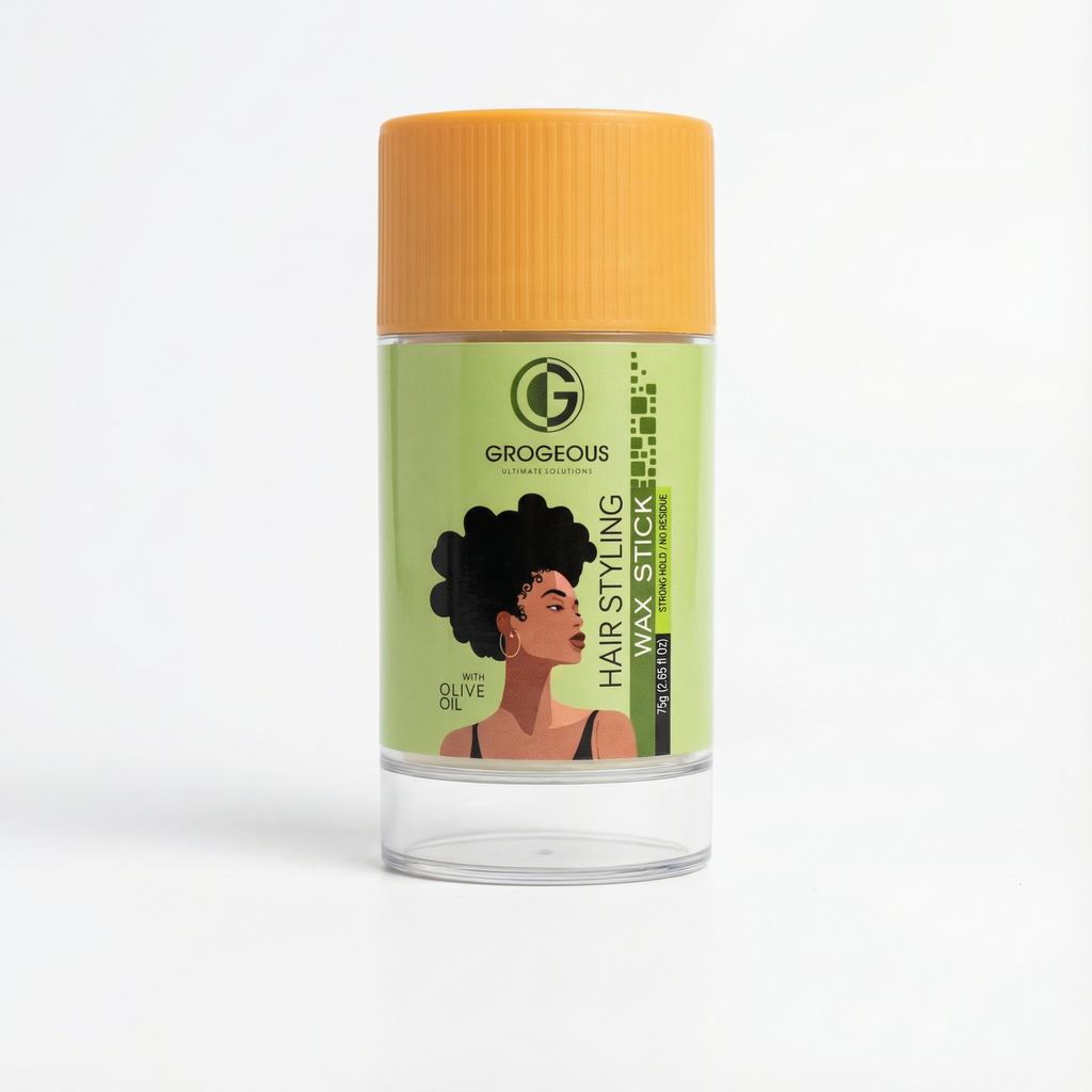 Grogeous Olive Oil Hair Styling Wax Stick Smooth Control & Nourishing Shine 75 g