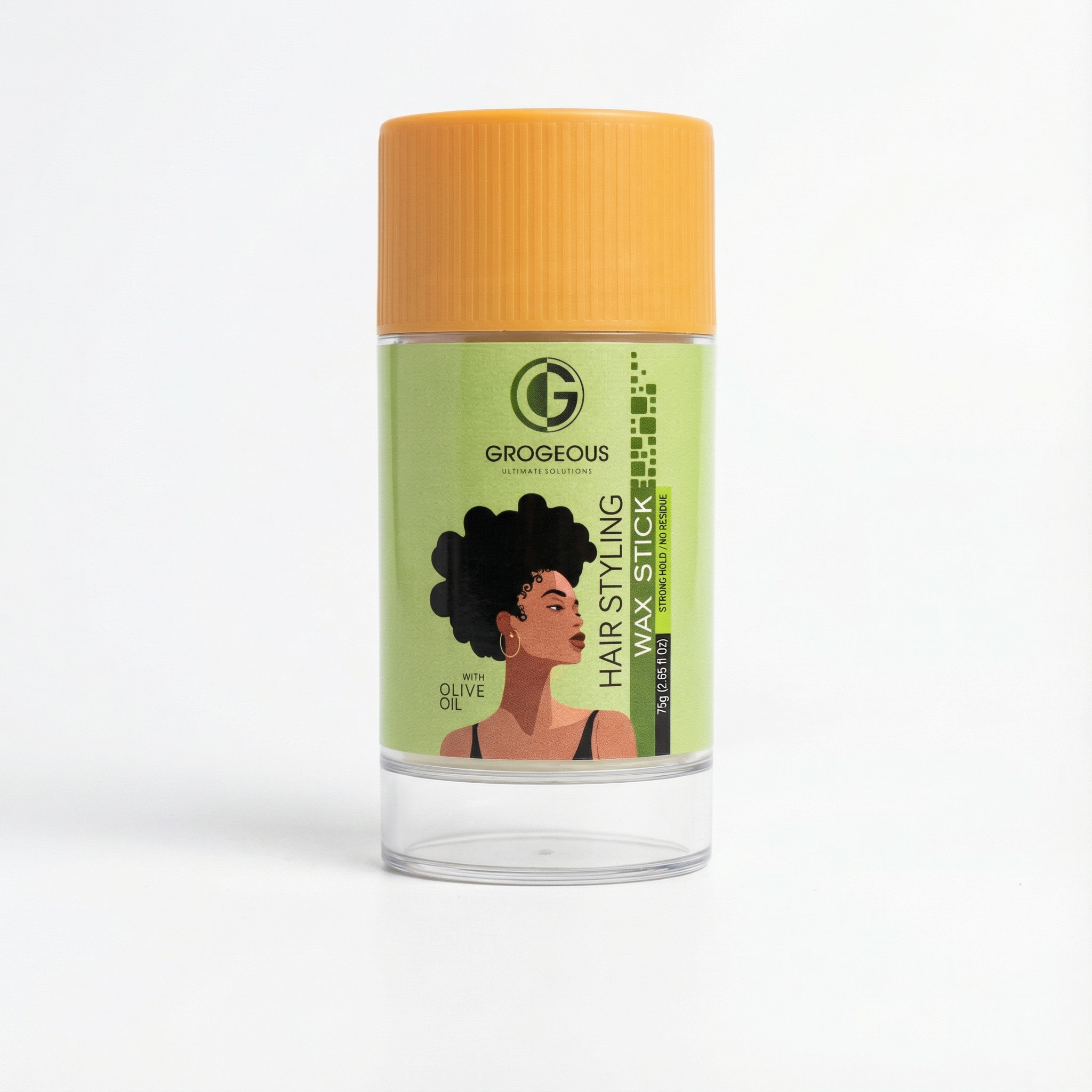 Grogeous Olive Oil Hair Styling Wax Stick Smooth Control & Nourishing Shine 75 g