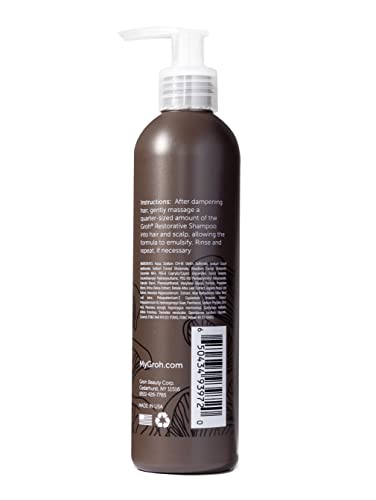 GROH Restorative Shampoo — Daily Thickening & Scalp Support, 8oz