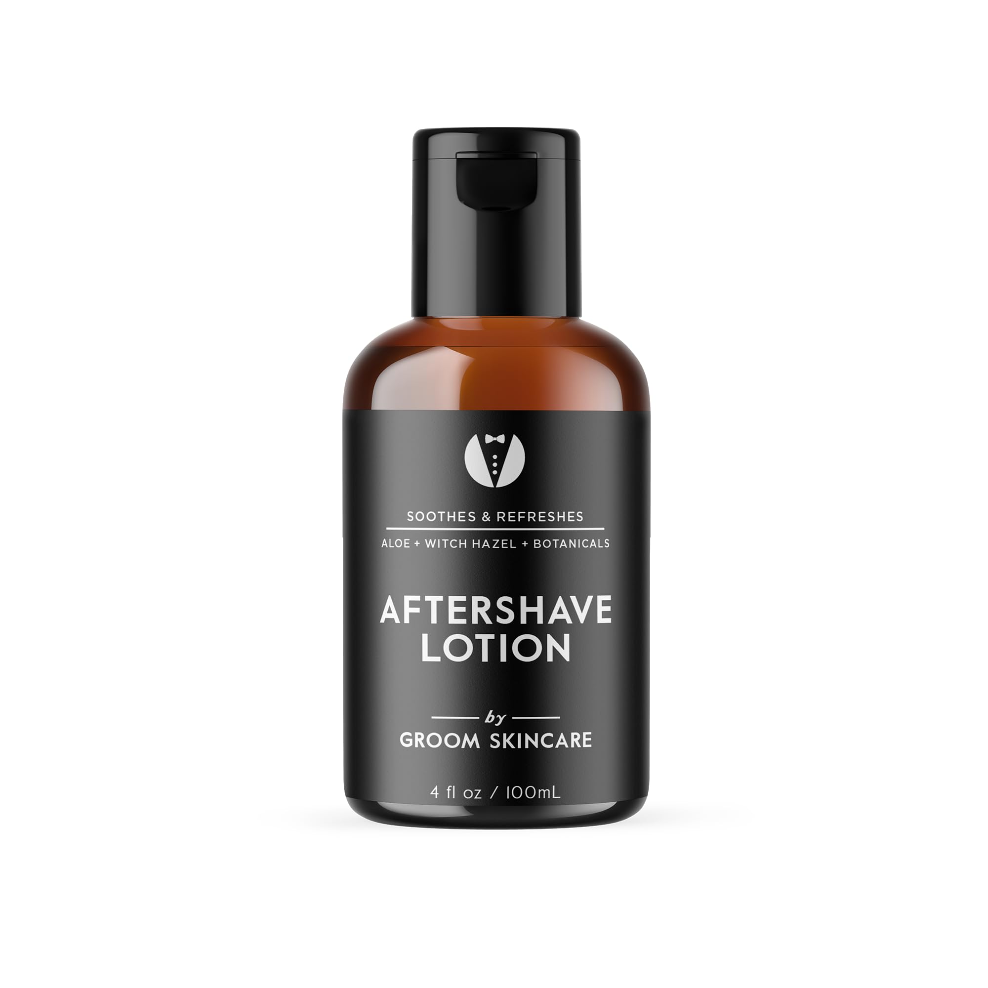 Groom Skincare GROOM After Shave Lotion for Men – Soothing Post-Shave Moisturizer with Aloe, Vitamin E, Green Tea & MSM | 4 oz