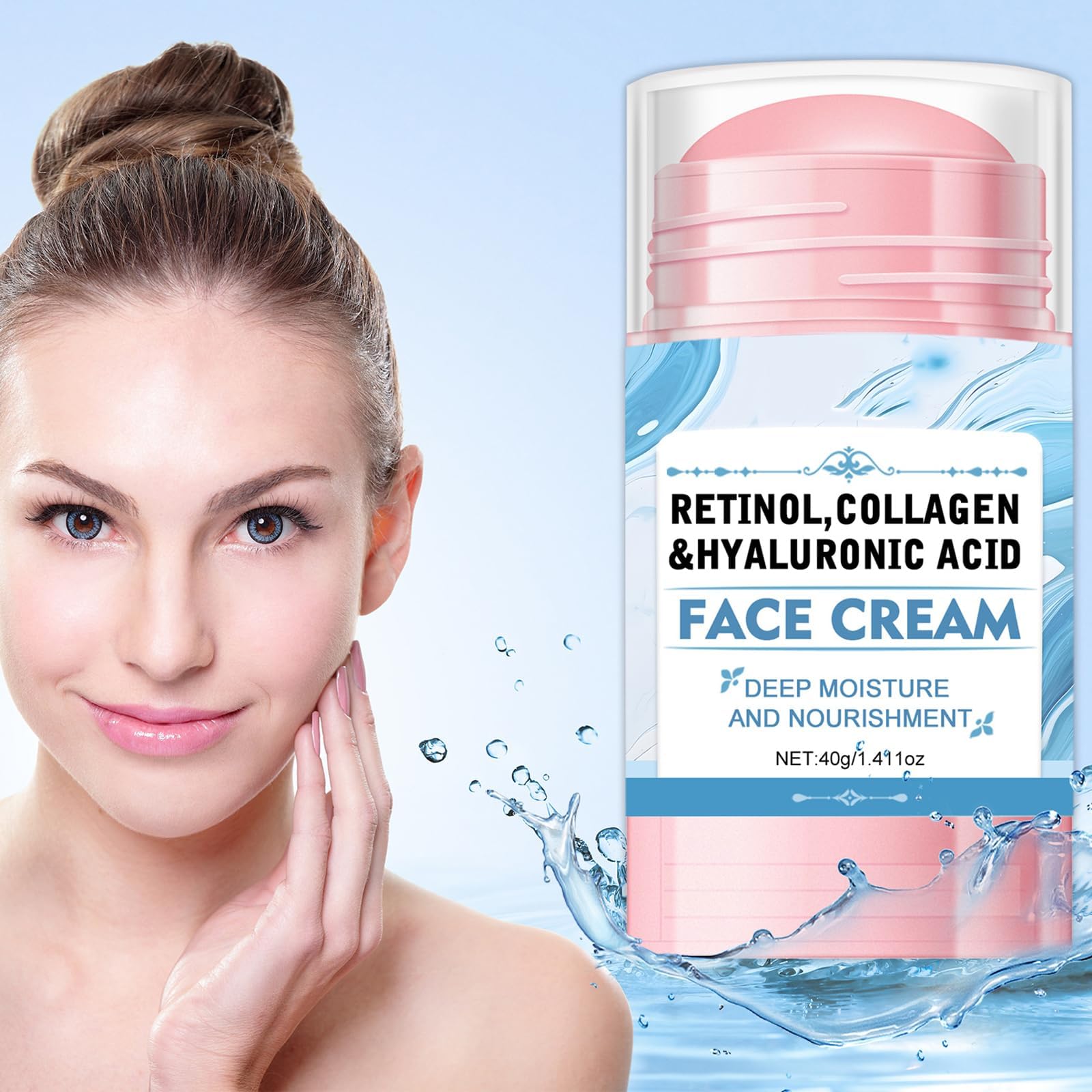 Grospe Face Balm Stick – Retinol, Collagen & Hyaluronic Hydration (1.41 oz)