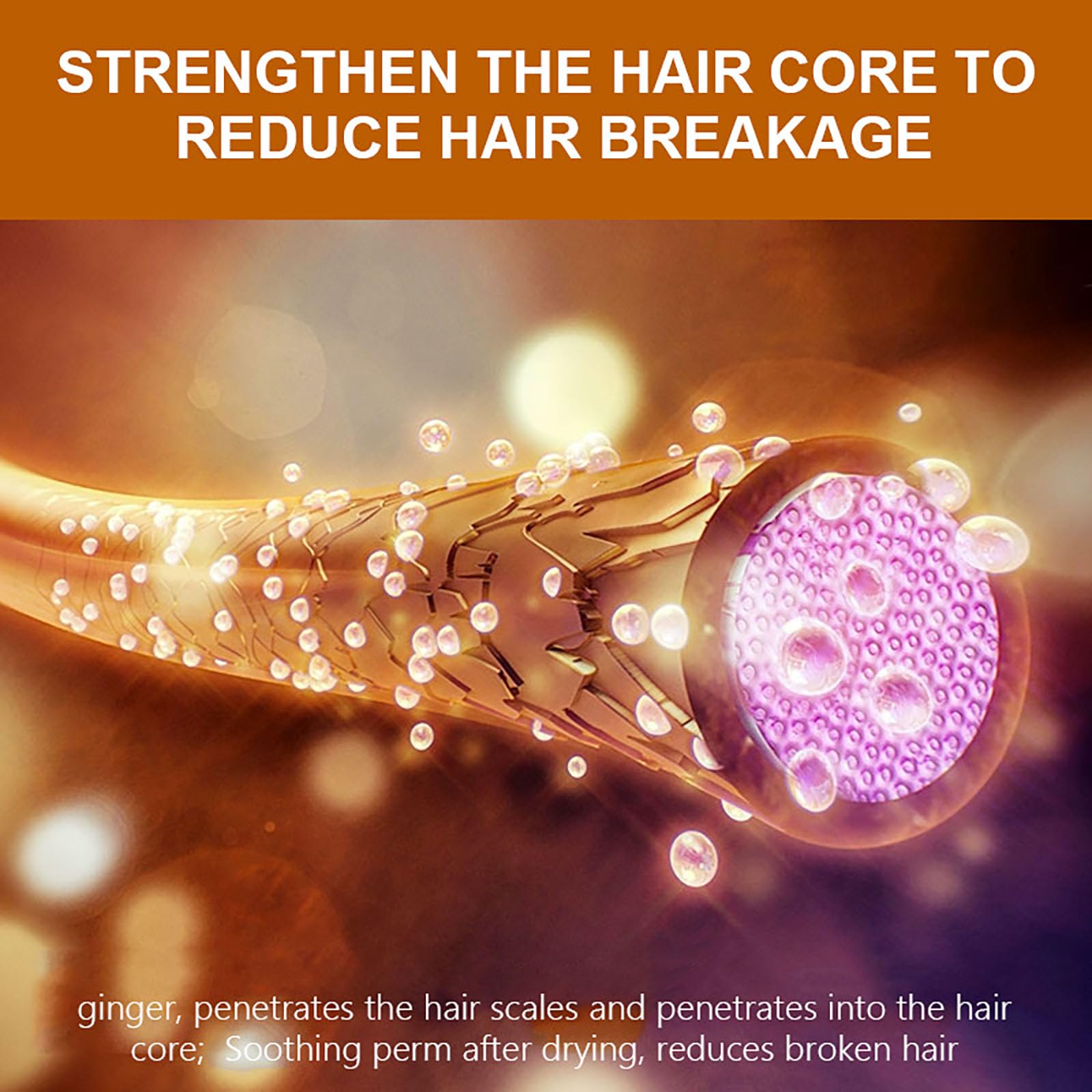 Grospe Ginger Shampoo & Conditioner Set – Keratin Smoothing Anti-Frizz Duo (Travel Size)