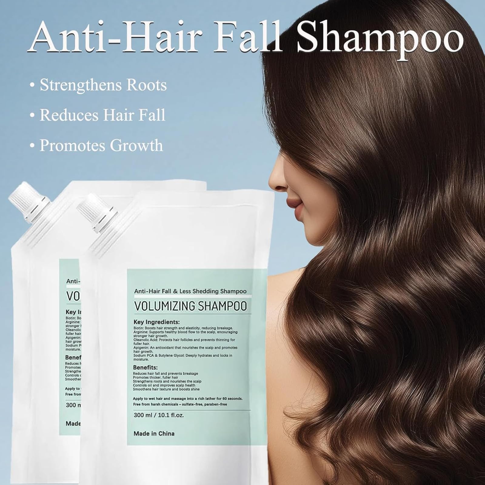Grospe Trichology Volumizing Shampoo – Anti-Hair Fall & Less Shedding, 300ml