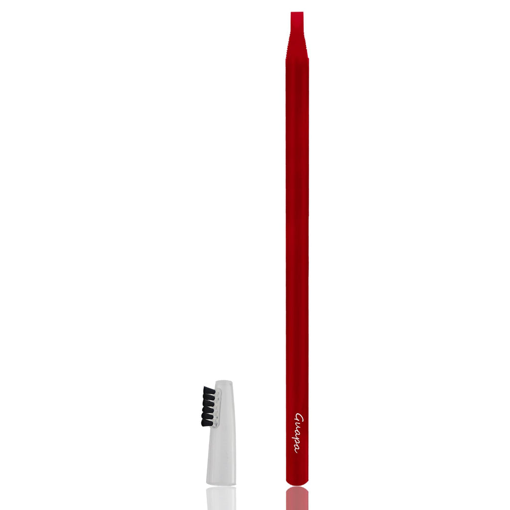 Guapa Microblading Eyebrow Pencil – 5pc Waterproof Peel-off Brow Pencil Set (Red Mapping)